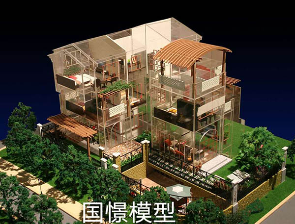 蒲江县建筑模型