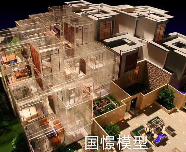 蒲江县建筑模型